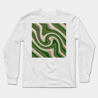 Green Waves Long Sleeve T-Shirt